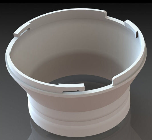 ECOFLOW Wave 2 fittings to standard ventilation hose. (physical product) (UK/EU)