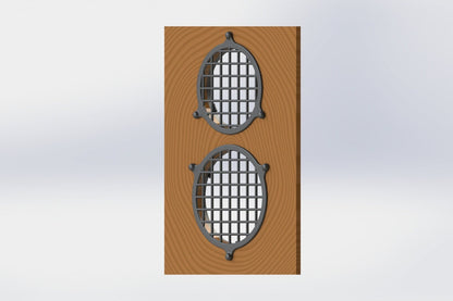 Full vent assembly for ecoflow wave 2 including reducing adapters (Digital STL Download)