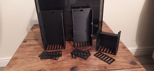 Fluva Flex 34 9 Gallon twin chamber filter media racks